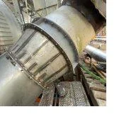 Rohrleitung an industriellem Aggregat